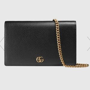 Authentic Gucci Black Leather Bag